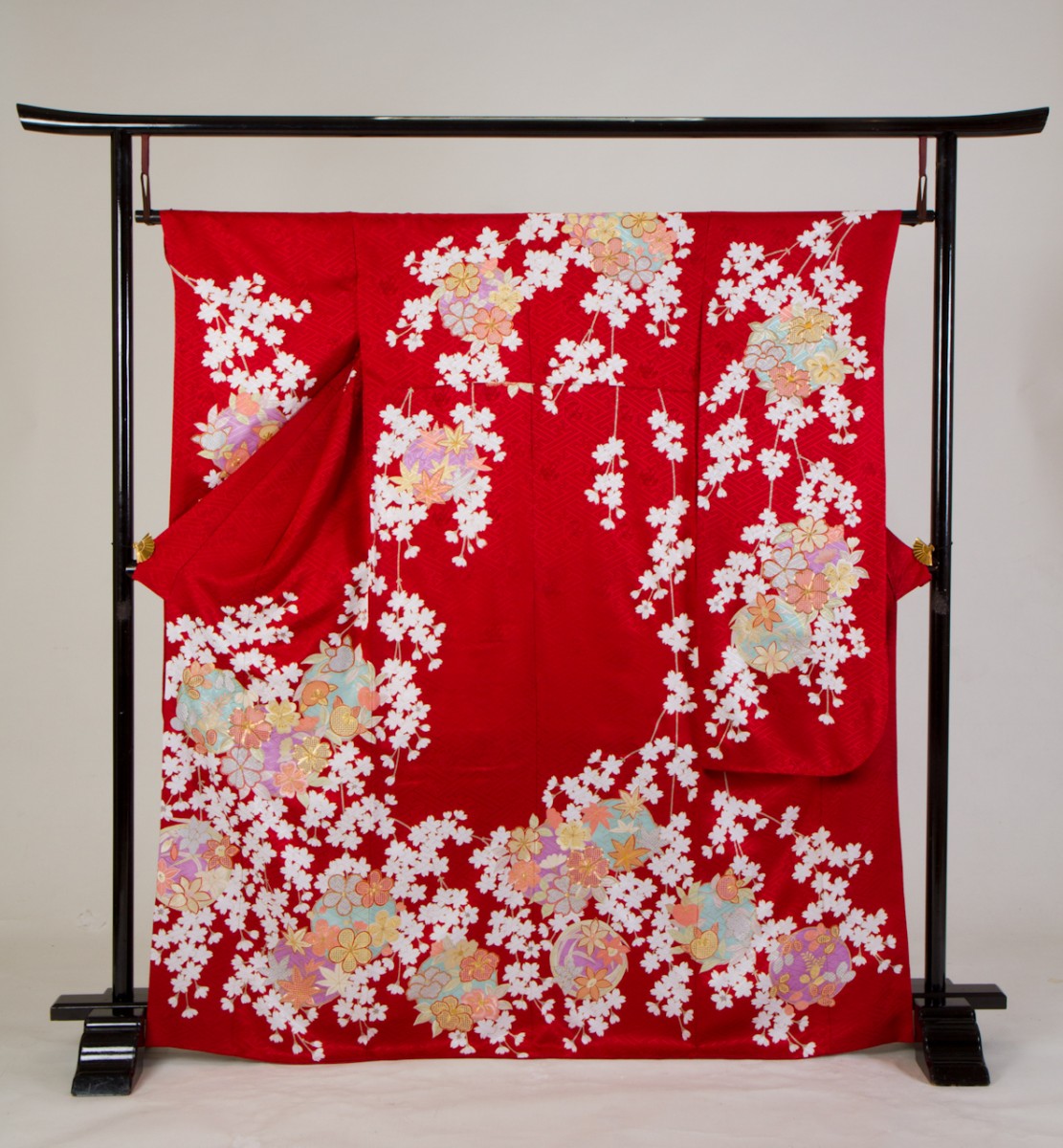 花丸文様汕頭刺繍3