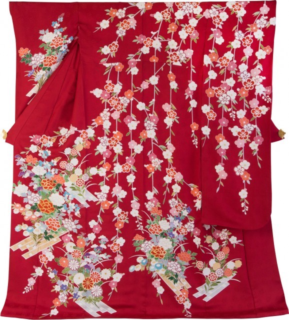 花筏に枝垂れ小花2