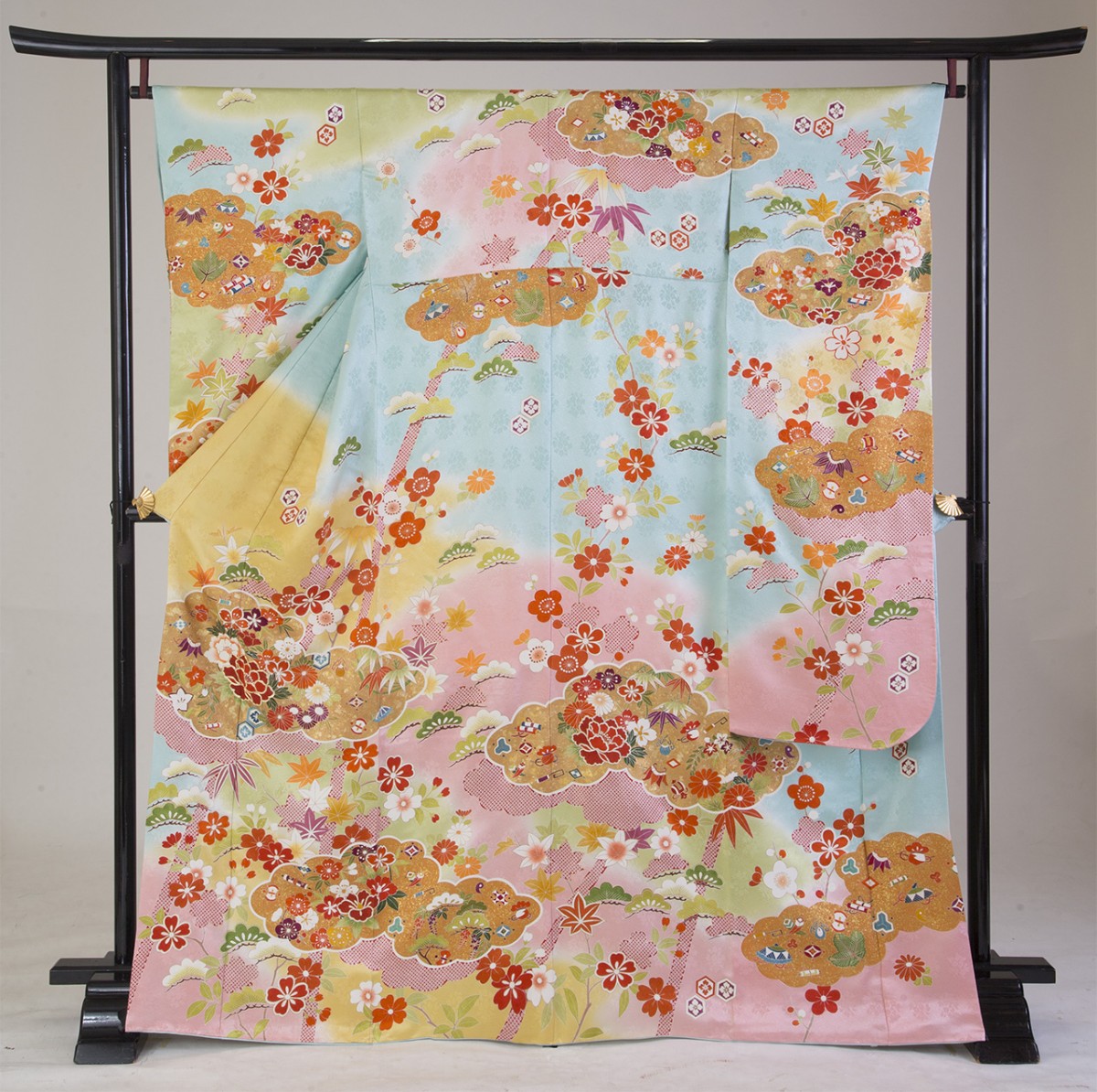 雲取り牡丹草花にぼかし3