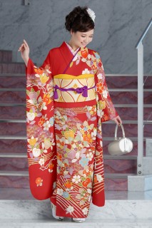 橘文に霞に雲