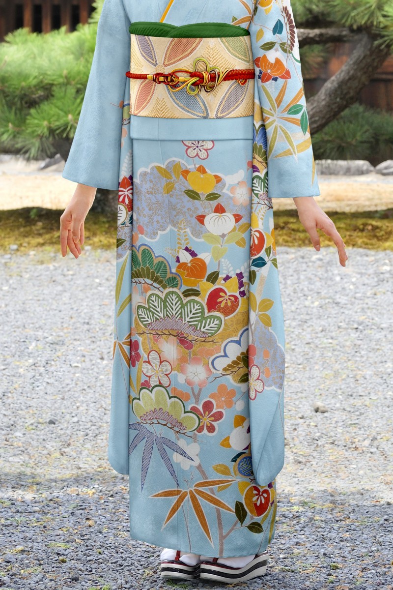 松竹梅に雲取橘4