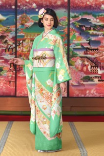 束ね熨斗に枝垂れ小花