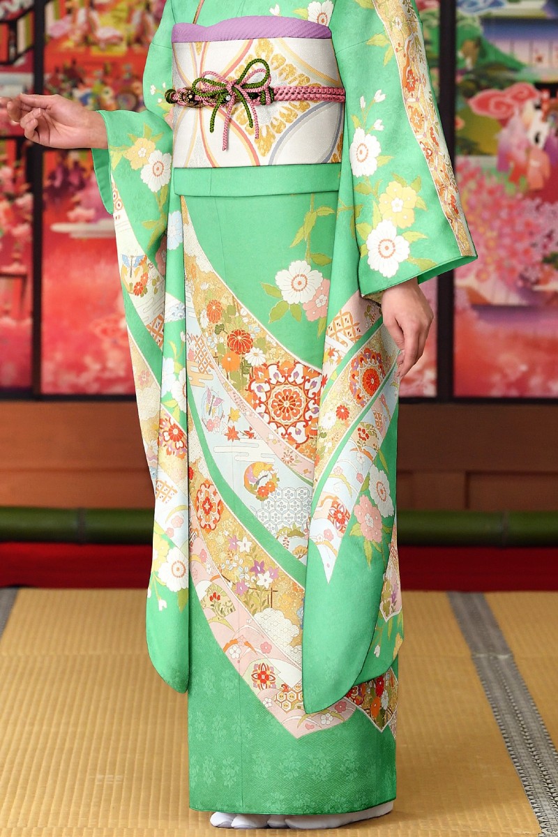 束ね熨斗に枝垂れ小花4