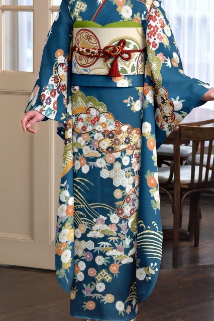 松取りに小花文様4