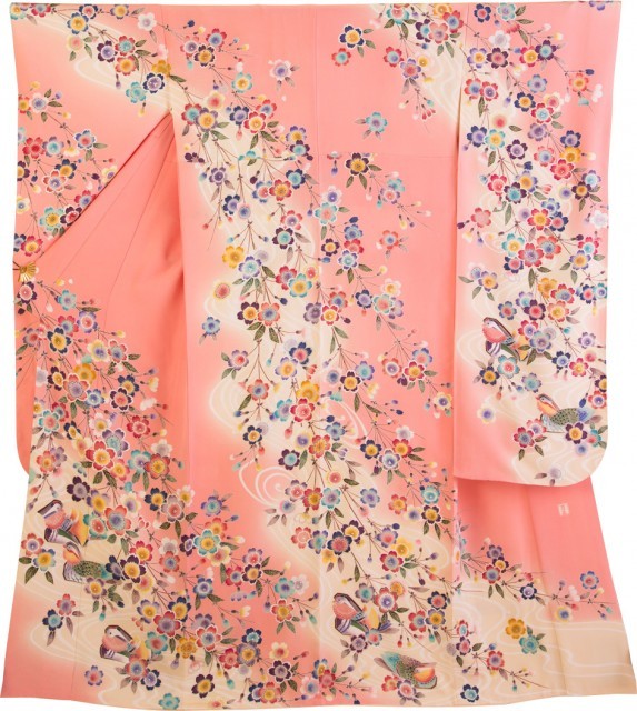 しだれ桜に流水暈し1