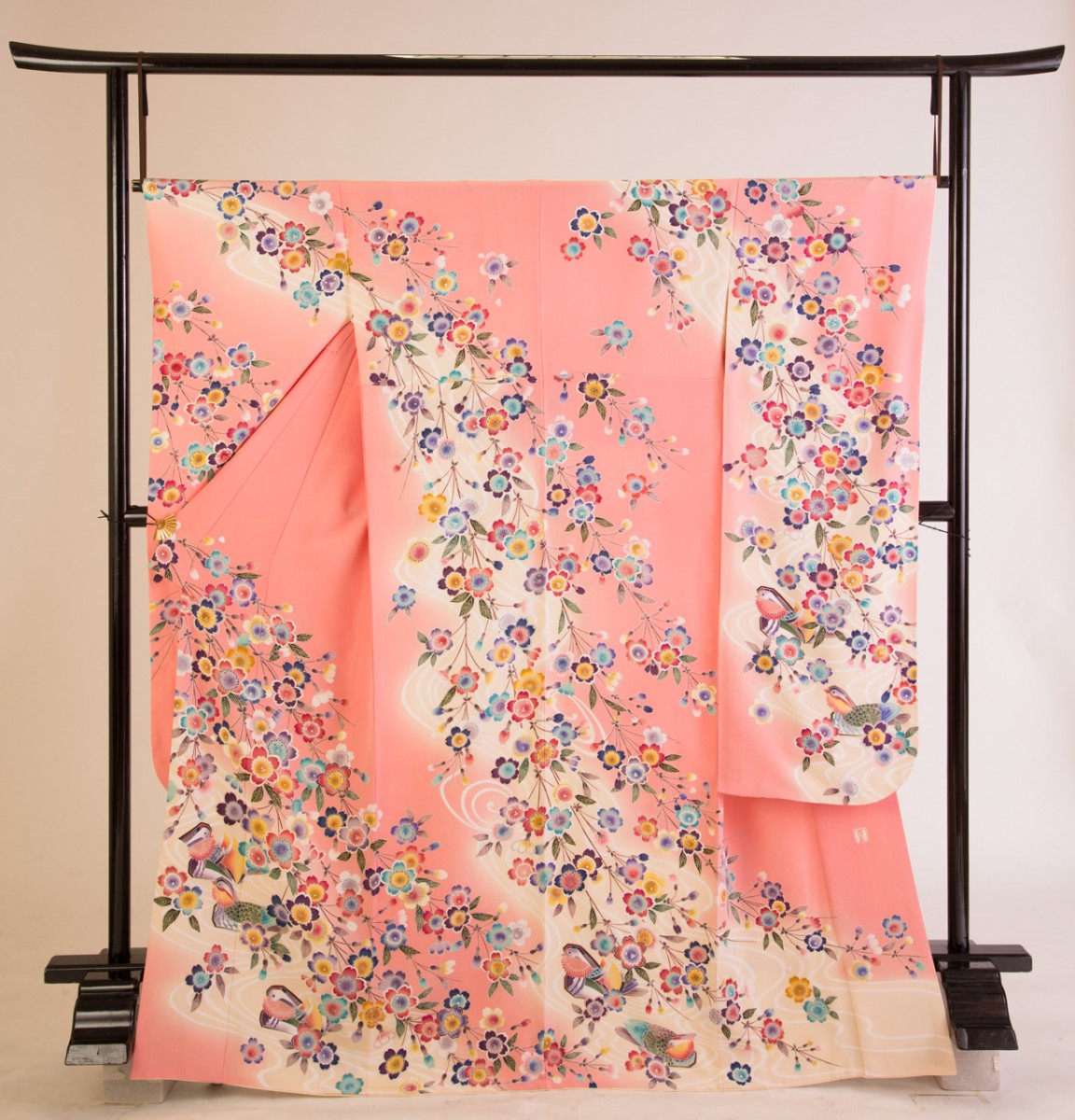 しだれ桜に流水暈し2