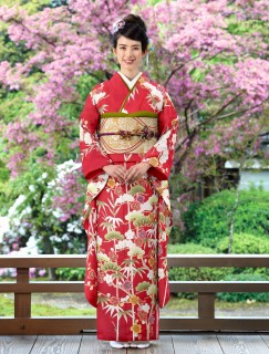 刺繍松竹梅