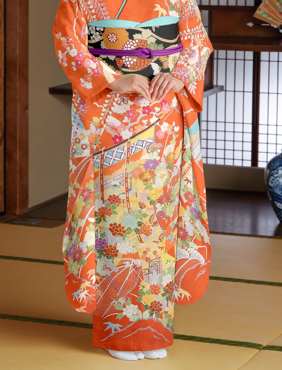 几帳に御所解文様4