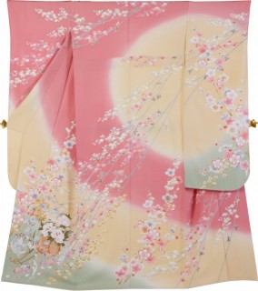 しだれ小花に花車
