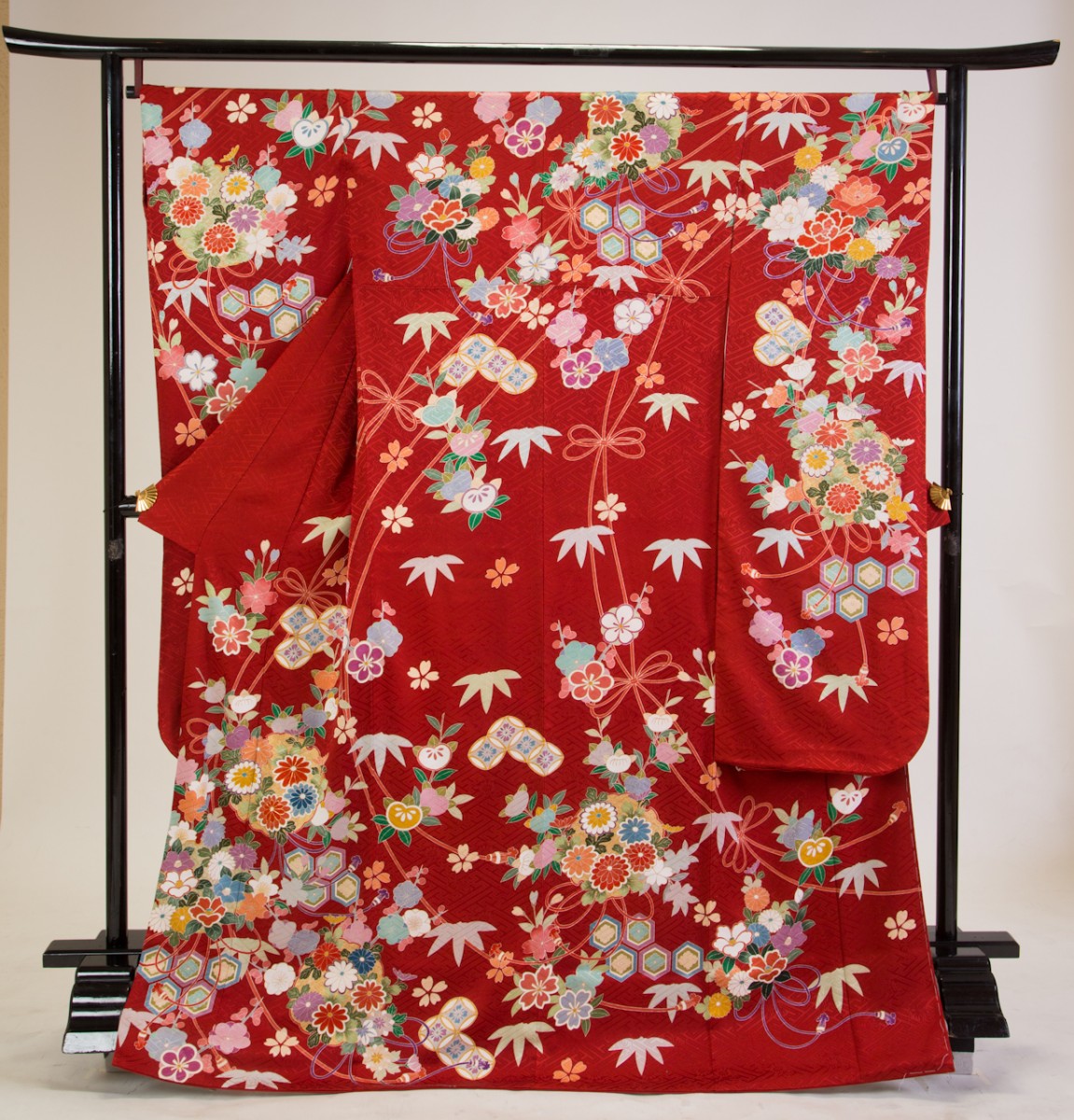 花の丸草花文様1