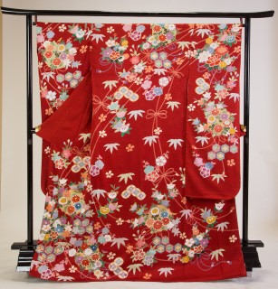 花の丸草花文様