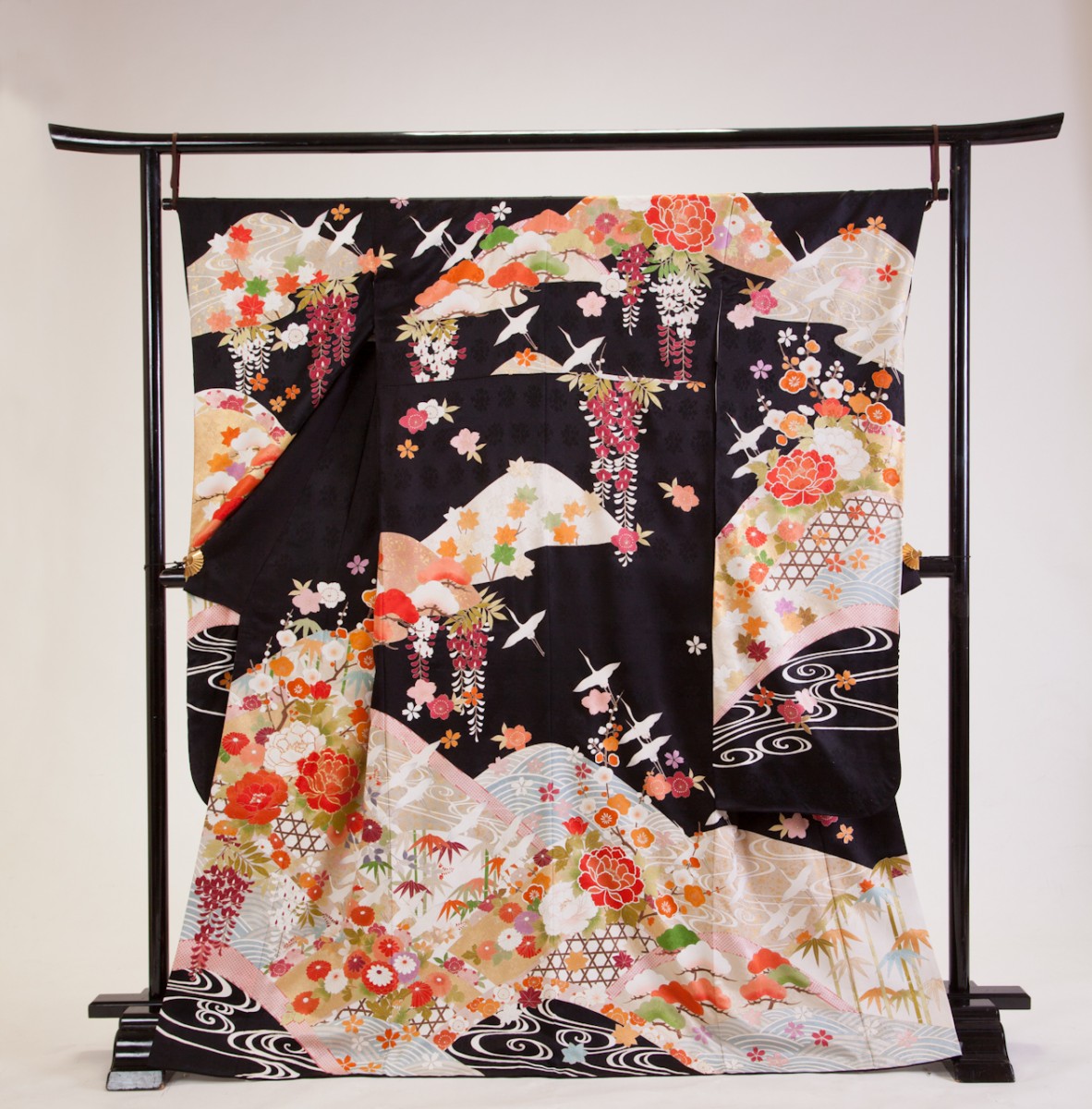 牡丹草花に松皮山取り3